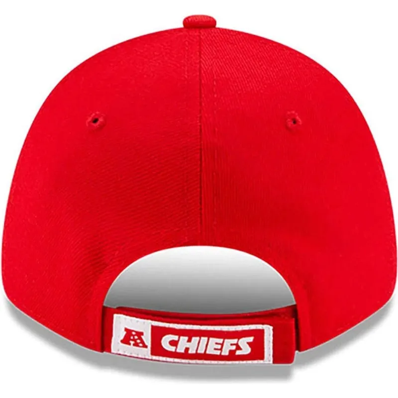 shapka-izvita-chervena-reguliruem-za-deca-9forty-the-league-na-kansas-city-chiefs-nfl-ot-new-era