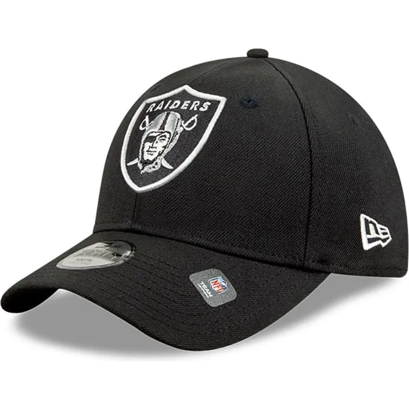 shapka-izvita-cherna-reguliruema-za-deca-9forty-the-league-na-las-vegas-raiders-nfl-ot-new-era