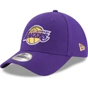 new-era-izvita-periferiya-youth-9forty-the-league-los-angeles-lakers-nba-lilava-reguliruema-shapka