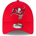 new-era-izvita-periferiya-youth-9forty-the-league-tampa-bay-buccaneers-nfl-chervena-reguliruema-shapka