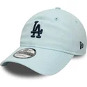 shapka-izvita-sinya-reguliruem-9twenty-linen-na-los-angeles-dodgers-mlb-ot-new-era