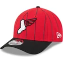casquette-courbee-rouge-et-noire-snapback-9forty-m-crown-city-connect-chicago-white-sox-mlb-new-era