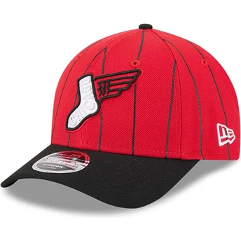 Casquette courbée rouge et noire snapback 9FORTY M-Crown City Connect Chicago White Sox MLB New Era