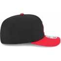 rote-und-schwarze-gebogene-snapback-kappe-9seventy-stretch-snap-city-connect-der-chicago-white-sox-mlb-von-new-era