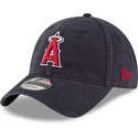 justerbar-marinebla-buet-kasket-9twenty-core-classic-fra-los-angeles-angels-mlb-fra-new-era