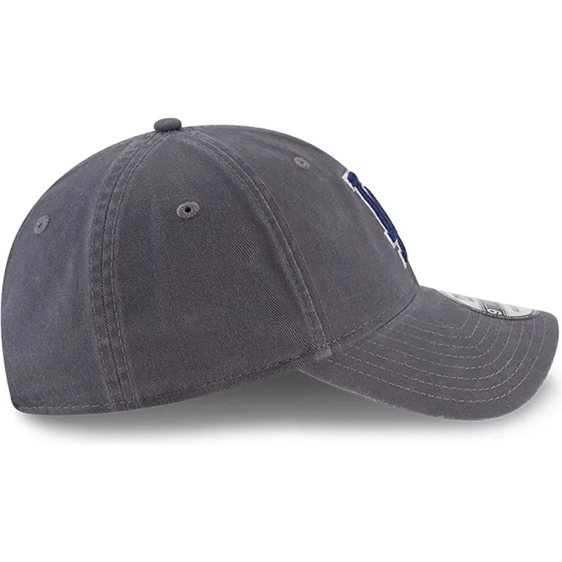 shapka-izvita-siv-reguliruem-9twenty-core-classic-na-los-angeles-dodgers-mlb-ot-new-era