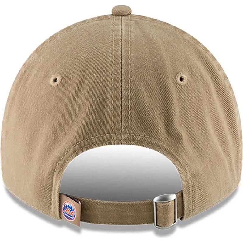 shapka-izvita-bezhov-reguliruem-9twenty-core-classic-na-new-york-mets-mlb-ot-new-era