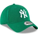 new-era-mlb-new-york-yankees-9twenty-core-classic-grune-verstellbare-kappe-mit-gebogenem-schirm