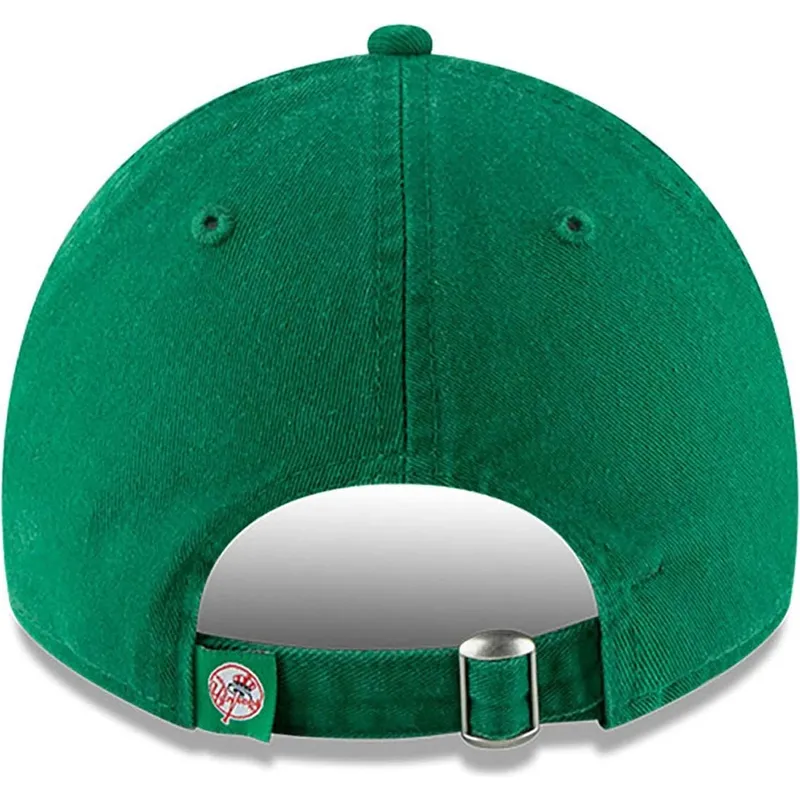 shapka-izvita-zelena-reguliruem-9twenty-core-classic-na-new-york-yankees-mlb-ot-new-era