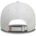 casquette-courbee-blanche-ajustable-avec-logo-bleu-9twenty-core-classic-new-york-yankees-mlb-new-era