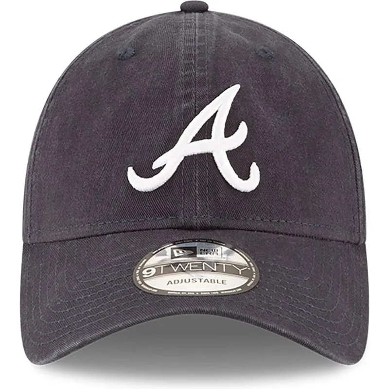 shapka-izvita-tmnosin-reguliruem-9twenty-core-classic-na-atlanta-braves-mlb-ot-new-era