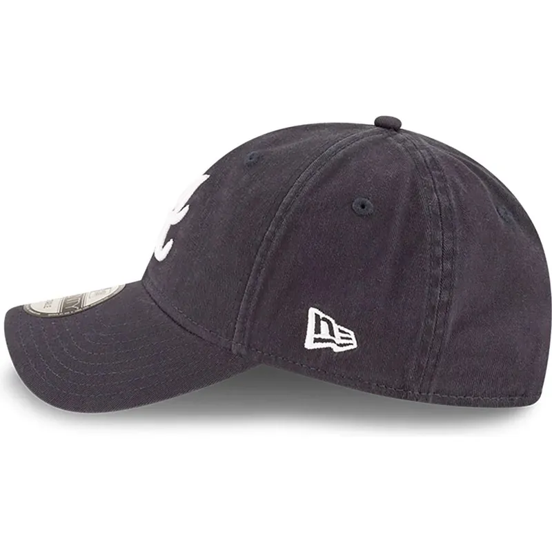 shapka-izvita-tmnosin-reguliruem-9twenty-core-classic-na-atlanta-braves-mlb-ot-new-era