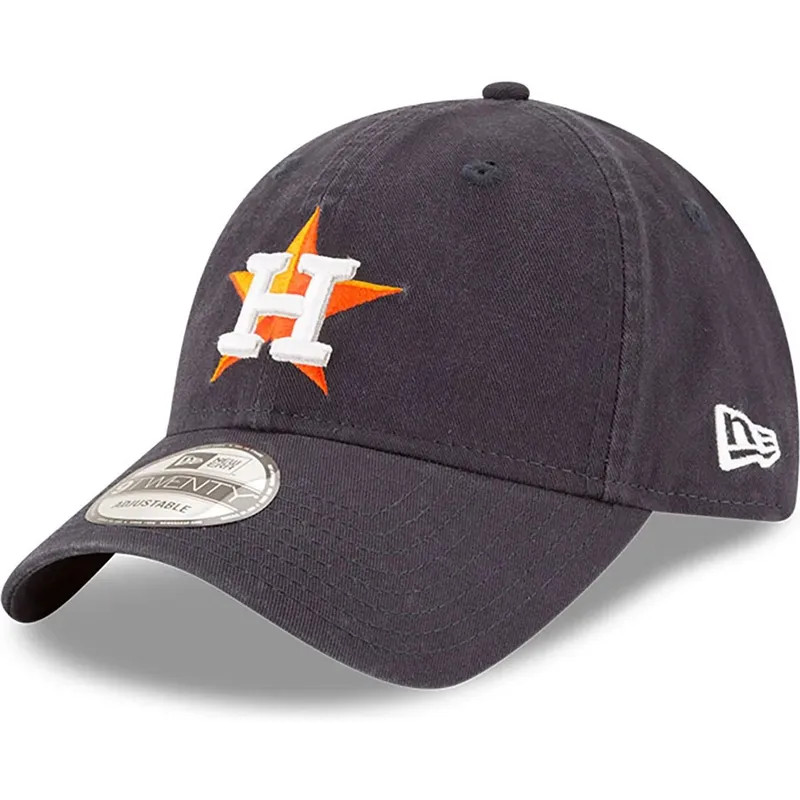 justerbar-9twenty-core-classic-marinebla-buet-kasket-fra-houston-astros-mlb-fra-new-era