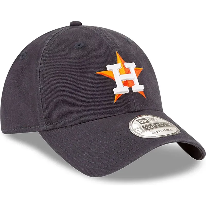 justerbar-marinebla-buet-kasket-9twenty-core-classic-fra-houston-astros-mlb-fra-new-era