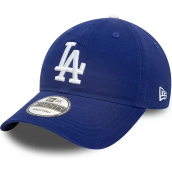 Justerbar blå buet kasket 9TWENTY Core Classic fra Los Angeles Dodgers MLB fra New Era