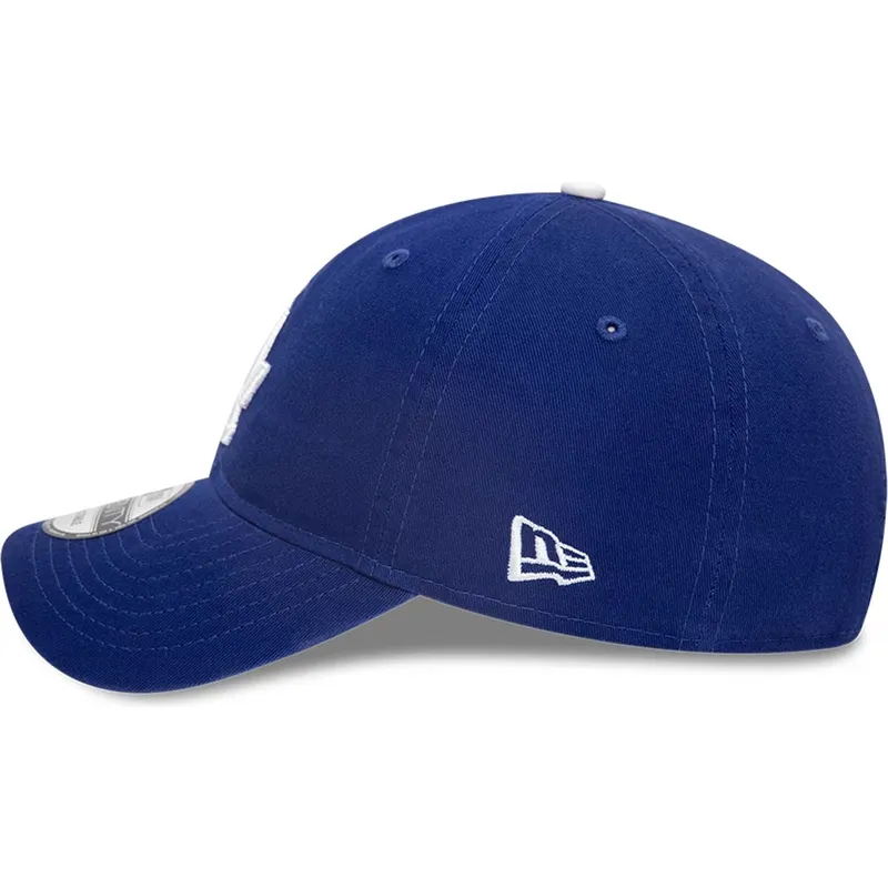 blaue-verstellbare-gebogene-kappe-9twenty-core-classic-der-los-angeles-dodgers-mlb-von-new-era