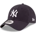 shapka-izvita-tmnosin-reguliruem-9twenty-core-classic-na-new-york-yankees-mlb-ot-new-era