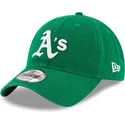 shapka-izvita-zelena-reguliruem-9twenty-core-classic-na-oakland-athletics-mlb-ot-new-era