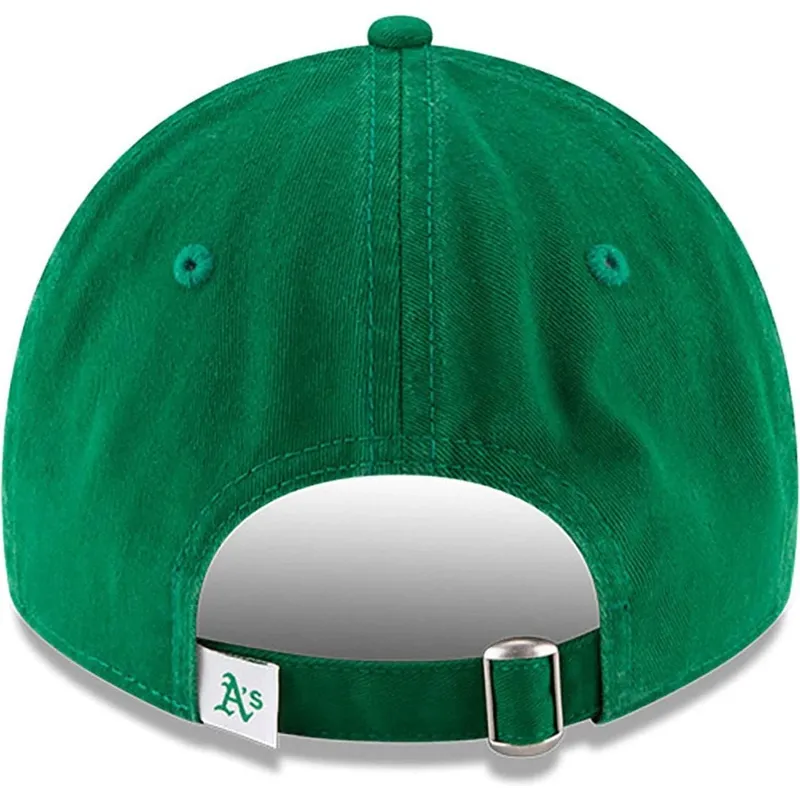 shapka-izvita-zelena-reguliruem-9twenty-core-classic-na-oakland-athletics-mlb-ot-new-era