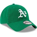 casquette-courbee-verte-ajustable-9twenty-core-classic-oakland-athletics-mlb-new-era