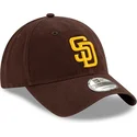 shapka-izvita-kafyav-reguliruem-9twenty-core-classic-na-san-diego-padres-mlb-ot-new-era