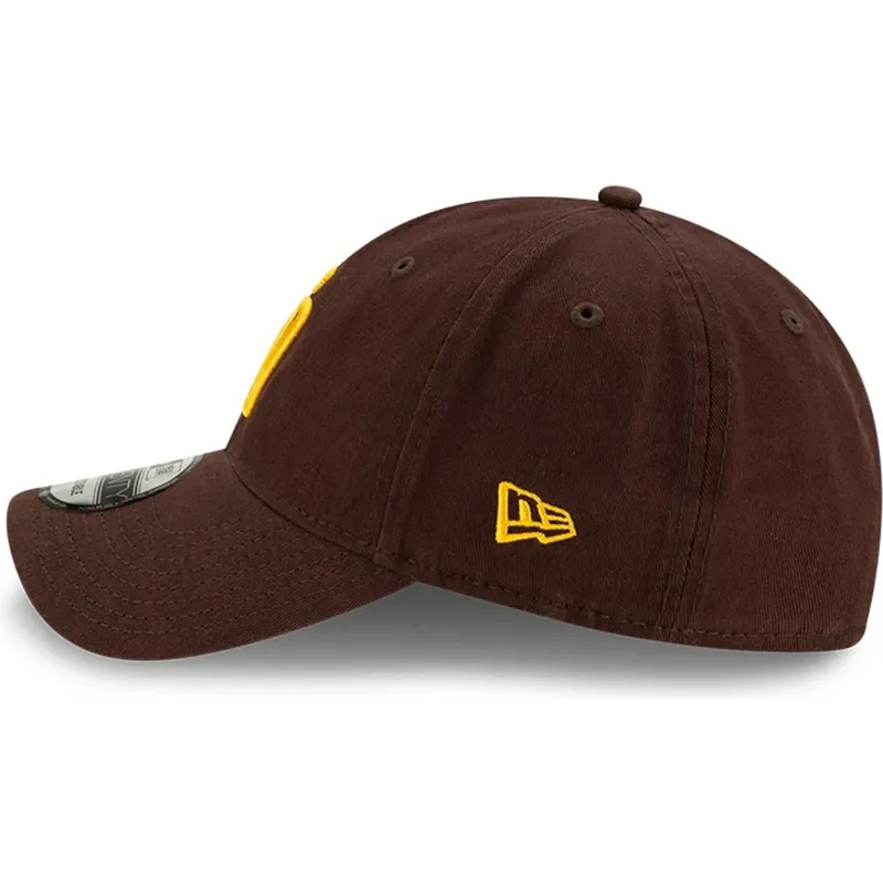 shapka-izvita-kafyav-reguliruem-9twenty-core-classic-na-san-diego-padres-mlb-ot-new-era