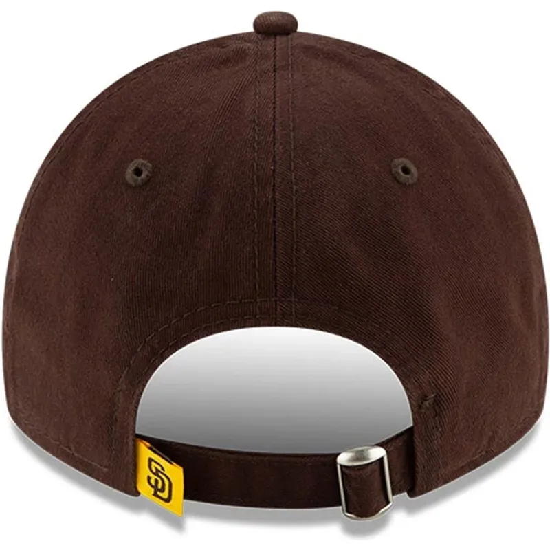 shapka-izvita-kafyav-reguliruem-9twenty-core-classic-na-san-diego-padres-mlb-ot-new-era