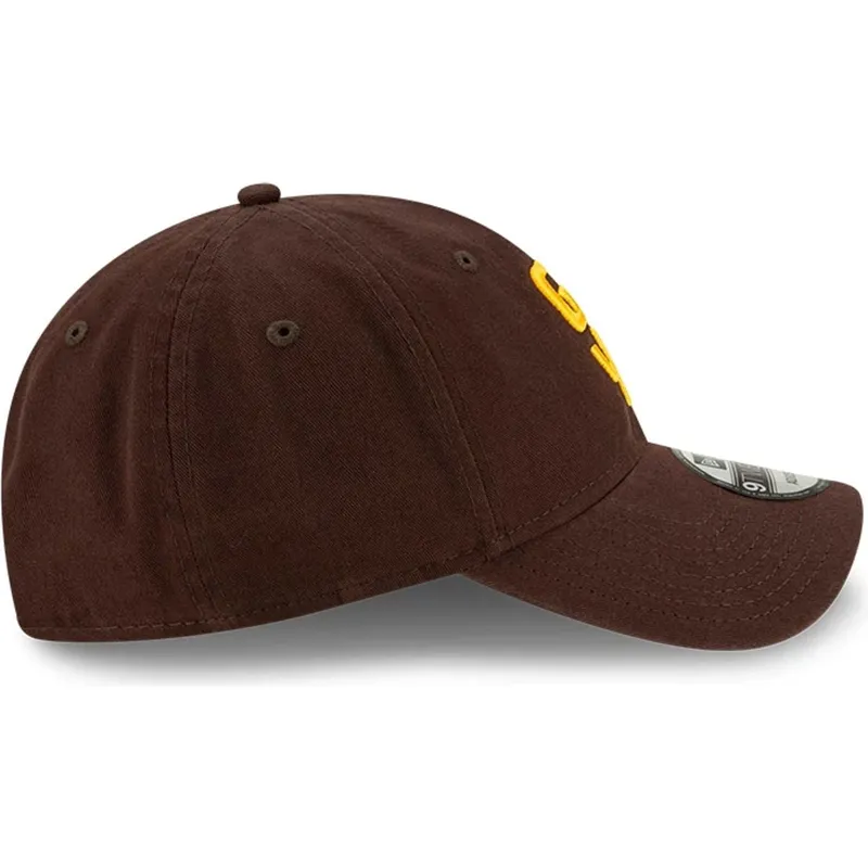shapka-izvita-kafyav-reguliruem-9twenty-core-classic-na-san-diego-padres-mlb-ot-new-era