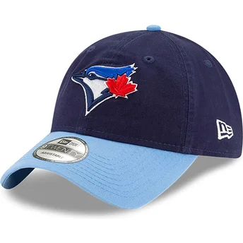 Casquette courbée bleue marine ajustable 9TWENTY Core Classic Toronto Blue Jays MLB New Era