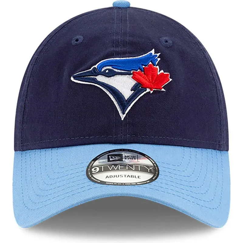 marinebla-justerbar-buet-kasket-9twenty-core-classic-fra-toronto-blue-jays-mlb-fra-new-era