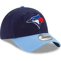 casquette-courbee-bleue-marine-ajustable-9twenty-core-classic-toronto-blue-jays-mlb-new-era