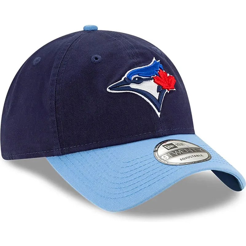 marinebla-justerbar-buet-kasket-9twenty-core-classic-fra-toronto-blue-jays-mlb-fra-new-era