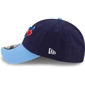 casquette-courbee-bleue-marine-ajustable-9twenty-core-classic-toronto-blue-jays-mlb-new-era
