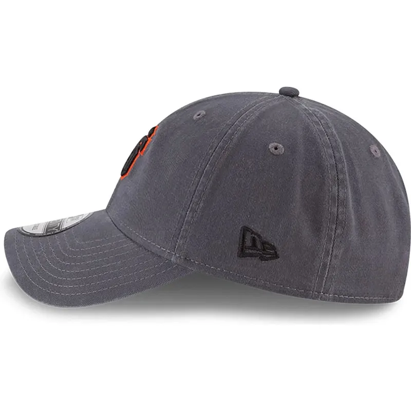graue-verstellbare-curved-cap-9twenty-core-classic-der-san-francisco-giants-mlb-von-new-era