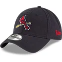 shapka-izvita-tmnosin-reguliruem-9twenty-core-classic-na-st-louis-cardinals-mlb-ot-new-era