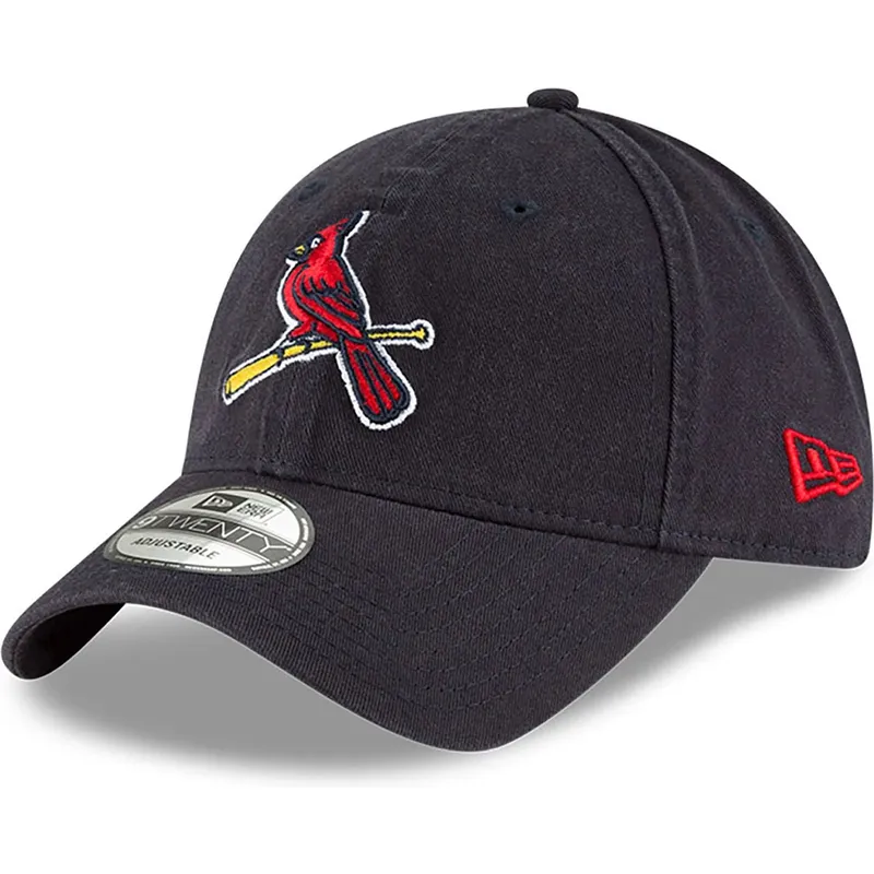 shapka-izvita-tmnosin-reguliruem-9twenty-core-classic-na-st-louis-cardinals-mlb-ot-new-era