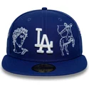 blaue-angepasste-59fifty-mythical-flat-cap-der-los-angeles-dodgers-mlb-von-new-era