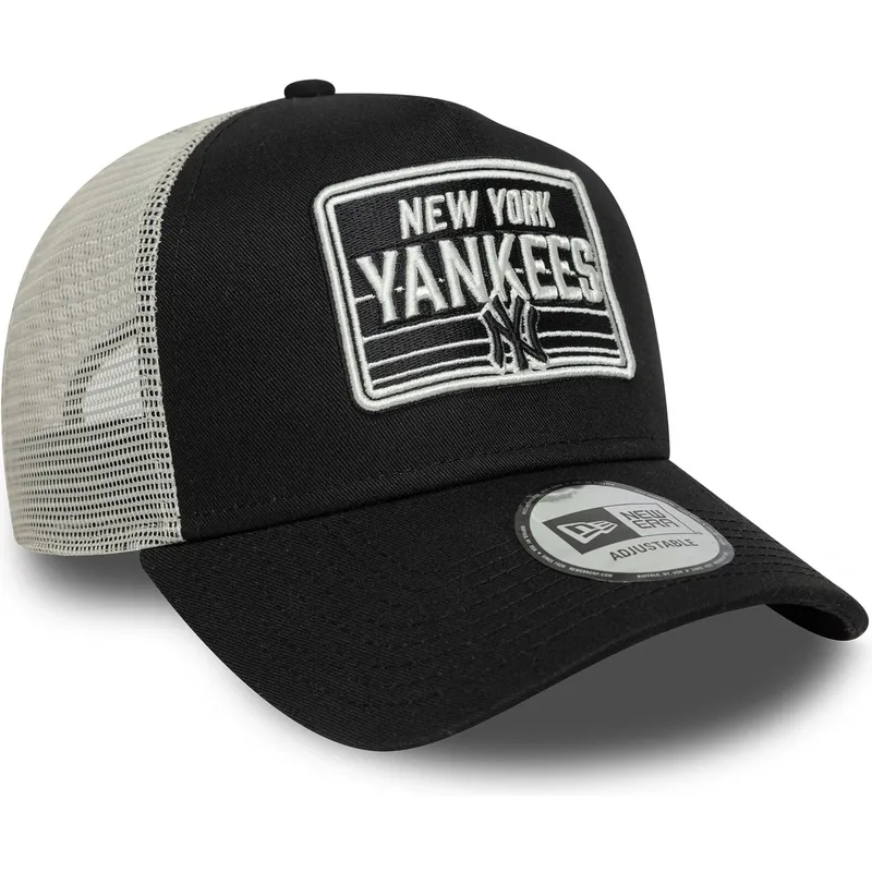 shapka-izvita-traker-cherna-snapbek-a-frame-patch-na-new-york-yankees-mlb-ot-new-era