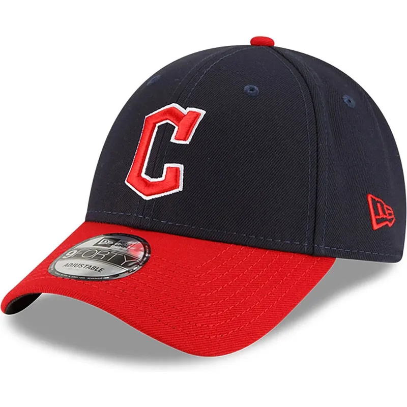 shapka-izvita-tmnosin-reguliruem-9forty-the-league-na-cleveland-guardians-mlb-ot-new-era