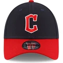 shapka-izvita-tmnosin-reguliruem-9forty-the-league-na-cleveland-guardians-mlb-ot-new-era
