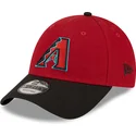 new-era-curved-brim-9forty-the-league-arizona-diamondbacks-mlb-navy-blue-and-red-adjustable-cap