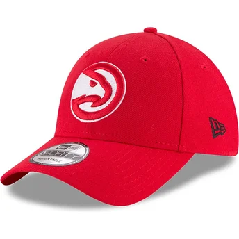 Rote verstellbare 9FORTY Kappe The League von Atlanta Hawks NBA von New Era