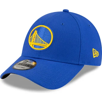 Шапка извита синя регулируем 9FORTY The League на Golden State Warriors NBA от New Era