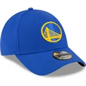 bla-justerbar-kurvet-kasket-9forty-the-league-fra-golden-state-warriors-nba-fra-new-era