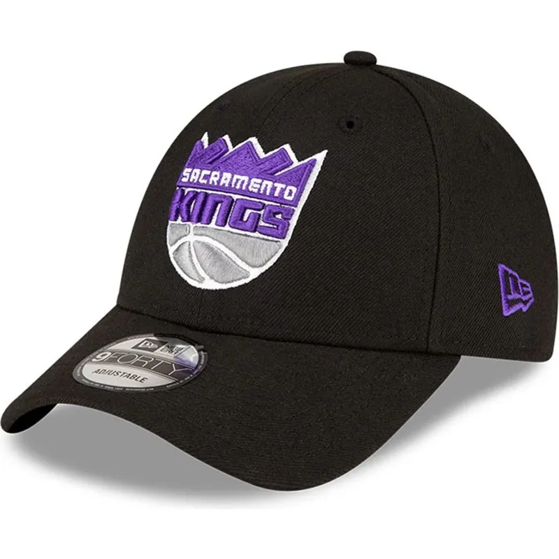 shapka-izvita-cherna-reguliruem-9forty-the-league-na-sacramento-kings-nba-ot-new-era