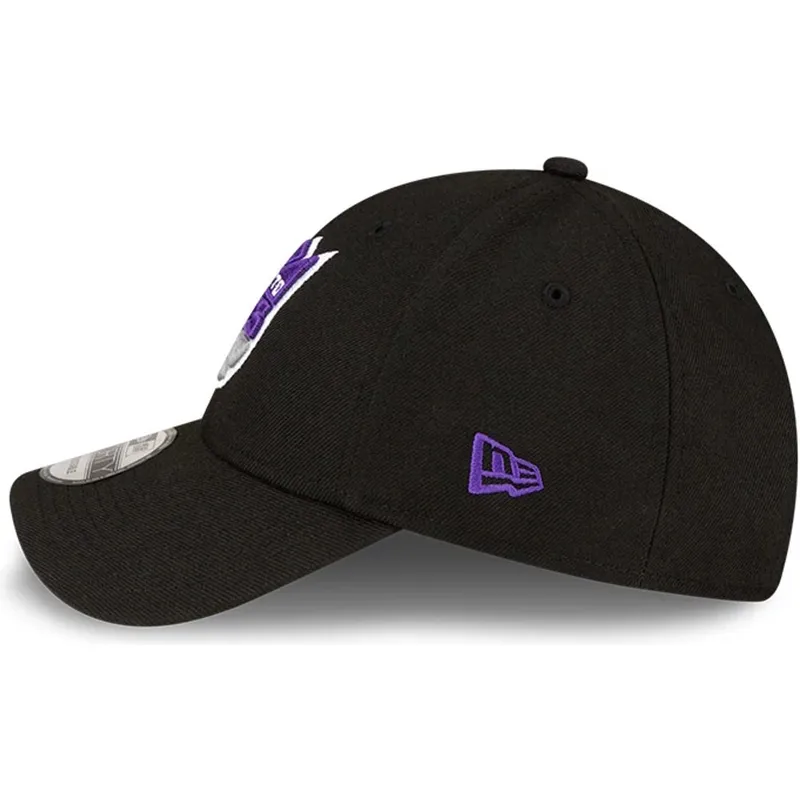 shapka-izvita-cherna-reguliruem-9forty-the-league-na-sacramento-kings-nba-ot-new-era