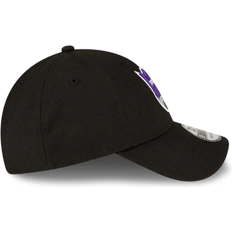 shapka-izvita-cherna-reguliruem-9forty-the-league-na-sacramento-kings-nba-ot-new-era