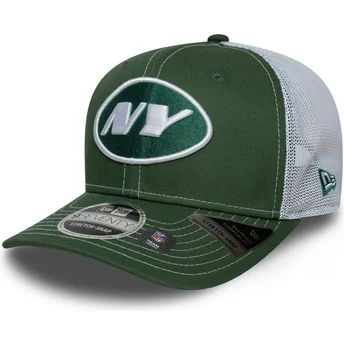 Casquette trucker verte et blanche 9SEVENTY Stretch Snap New York Jets NFL New Era