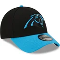 casquette-courbee-noire-et-bleue-ajustable-9forty-the-league-carolina-panthers-nfl-new-era