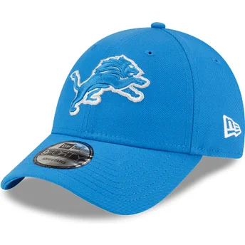 New Era Curved Brim 9FORTY The League Detroit Lions NFL Blue Adjustable Cap